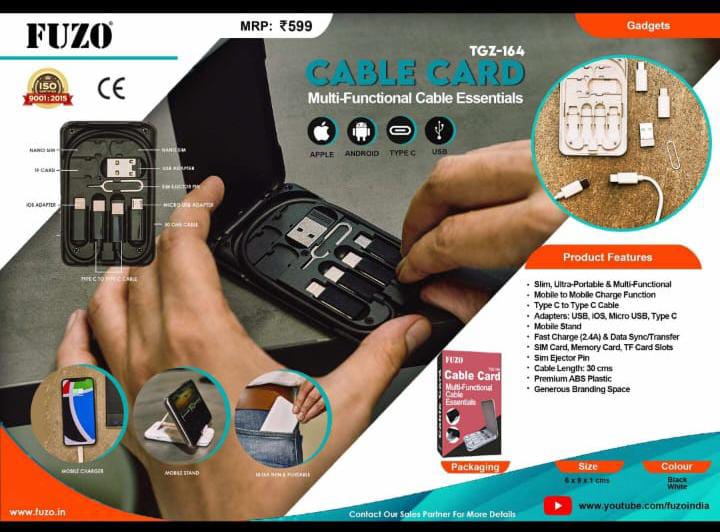 Cable Card – Bags N Tags LLP